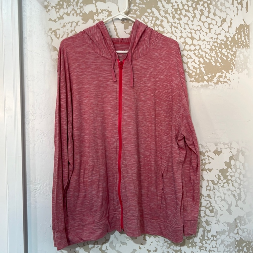 Pink zip up jacket
